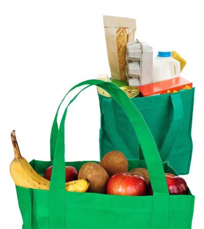 recyclable grocery bags