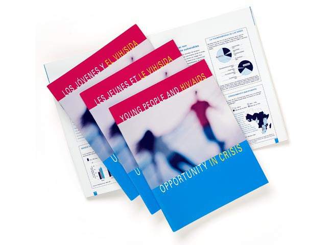 UNICEF brochure about young people and the AIDS crisis
